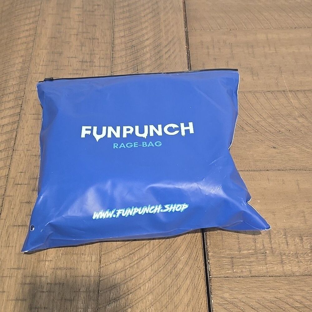 FUNPUNCH RAGE BAG Boxing Punching Bag, Portable Workout Stress Ice Edition NEW